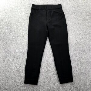 SPANX Womens Size MEDIUM The Perfect Black Back Seam Skinny Ankle‎ Pull-On Pant